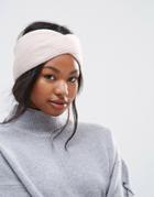 Johnstons Of Elgin 100% Cashmere Exclusive Knitted Headband - Pink