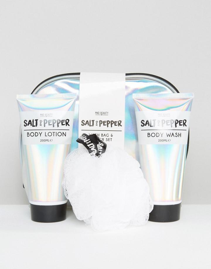 Salt & Pepper Toiletry Bag & Pamper Set - Clear