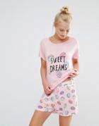 Chelsea Peers Sweets Short Pyjama Set - Pink