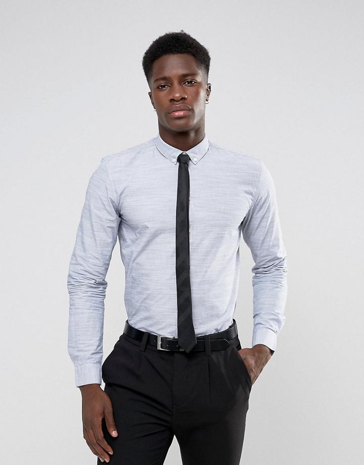 Minimum Miro Button Down Shirt - Gray