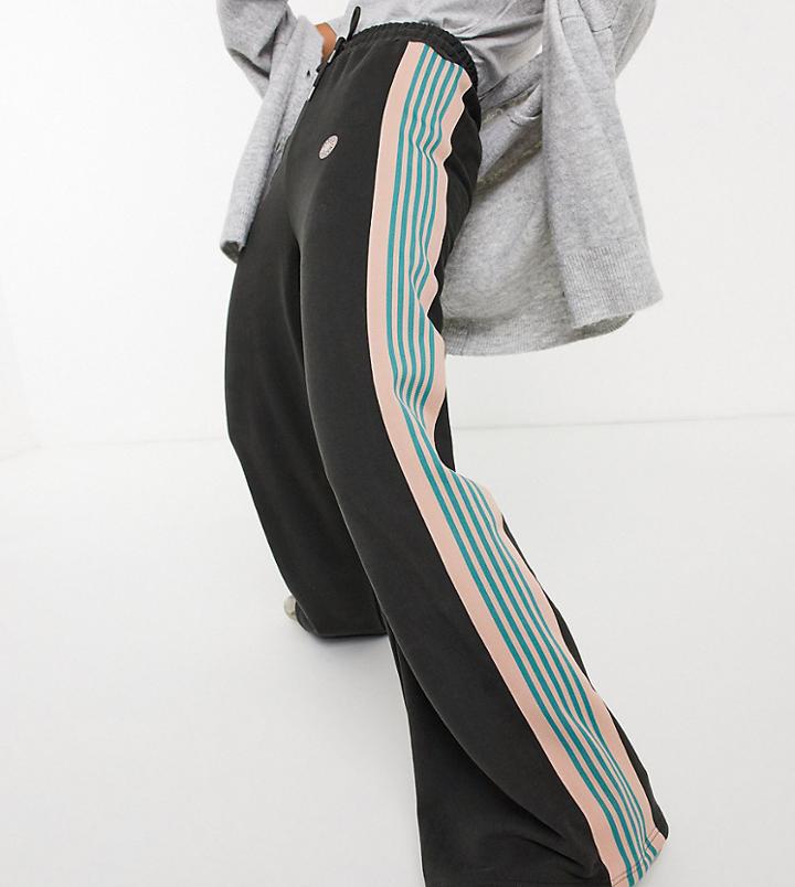 Damson Madder Extreme Relaxed Pants In Organic Cotton With Side Stripe-green