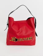 Skinny Dip Shipping Shoulder Bag - Red