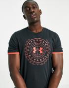 Under Armour Training Crest Logo T-shirt In Black