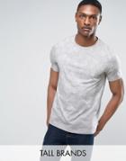 Ted Baker Tall T-shirt In Print - Gray