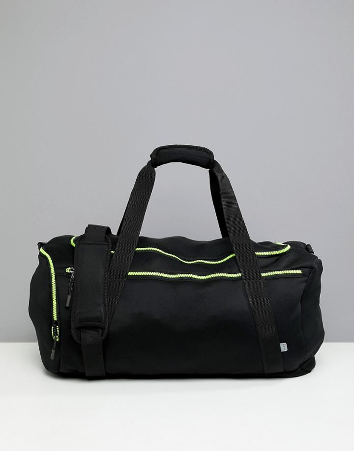 Asos 4505 Carryall With Neon Trims - Black