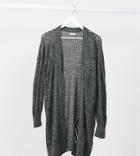 Only Curve Cardigan In Dark Green