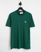 Adidas Originals Essentials T-shirt In Dark Green