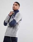 Element Sweat With Contrast Panels In Gray - Gray