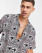 Topman Geo Print Shirt In Multi