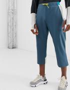Asos 4505 Stretch Woven 3/4 Length Jogger With Bonded Panels - Multi