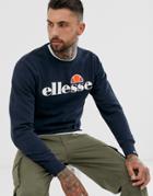 Ellesse Succiso Sweatshirt With Classic Logo In Navy