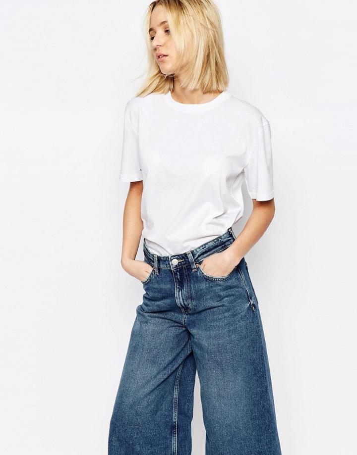 Bethnals Angela Classic T-shirt With Underarm Logo - White