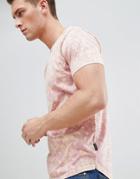 D-struct Acid Wash T-shirt - Pink