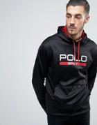Polo Sport By Ralph Lauren Large Logo Hoodie In Black - Black