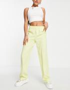 Jjxx Poppy Tailored Dad Pants In Yellow