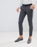 Jack & Jones Premium Suit Pants In Super Slim Fit Gray - Gray