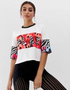 Only Play Printed Loose Tee-white