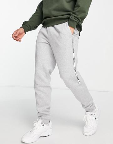 Lacoste Sweatpants With Side Taping In Gray