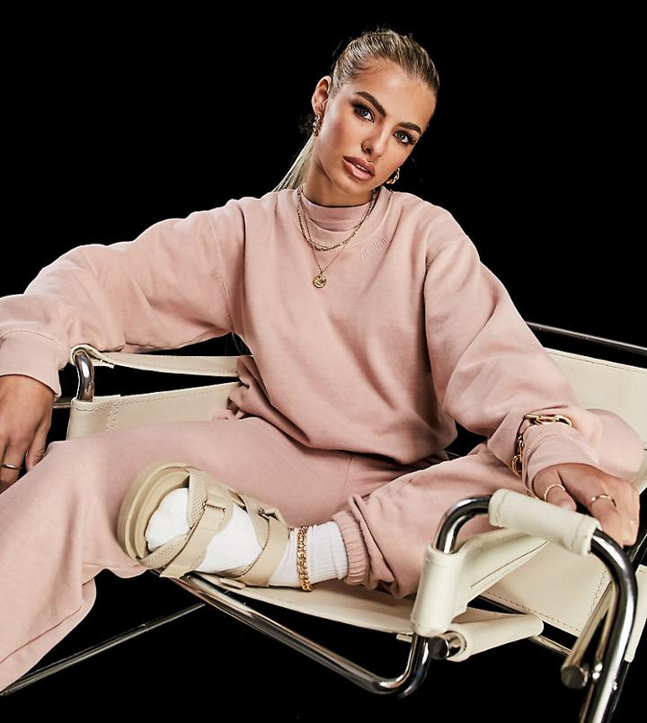 Asyou Sweatshirt In Rose - Part Of A Set-pink