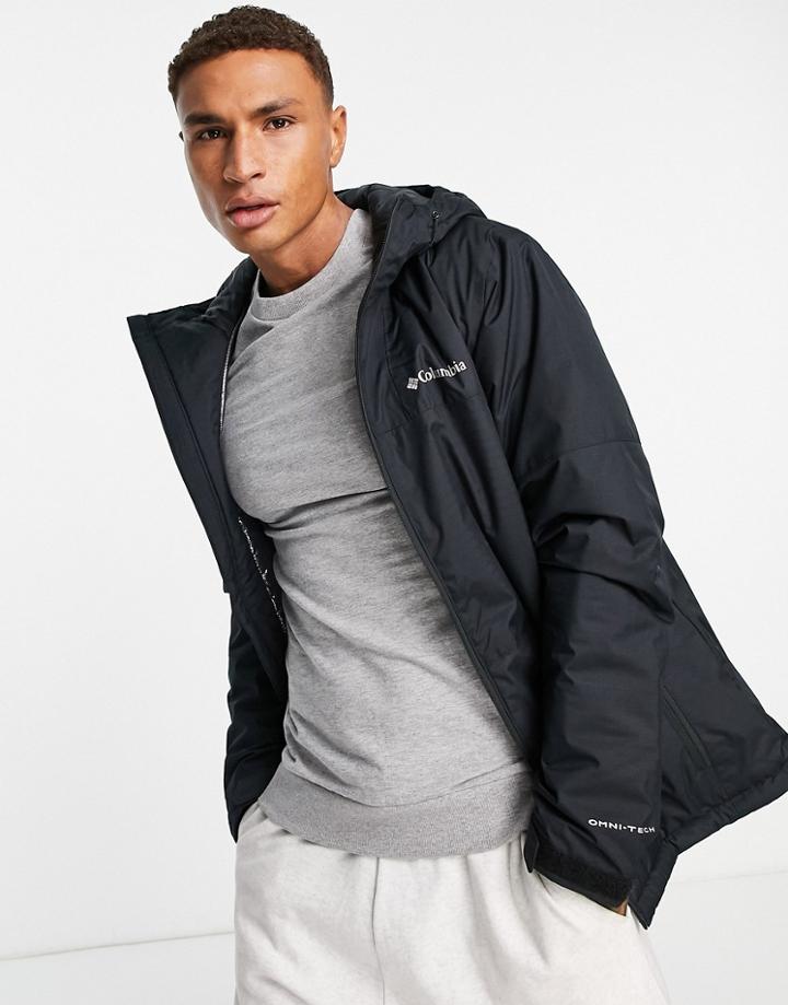 Columbia Point Park Insulated Jacket In Black