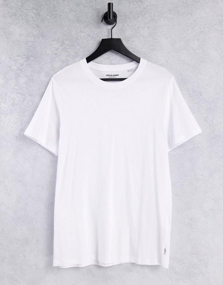 Jack & Jones Essential Crew Neck T-shirt In White