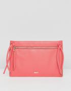 Paul Costelloe Real Leather Tassel Cross Body - Pink