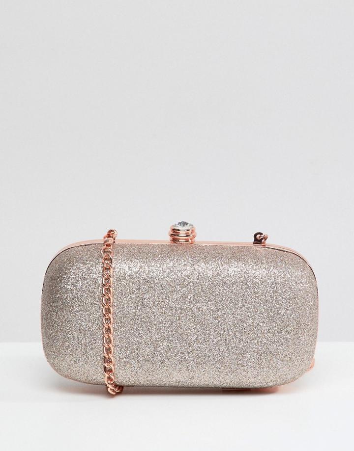 Carvela Darling Bronze Clutch Bag - Copper