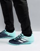 Adidas Soccer Ace 17.4 Astro Turf Sneakers In Blue S77114 - Blue
