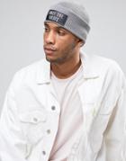 Diesel K-stan Beanie In Gray - Gray