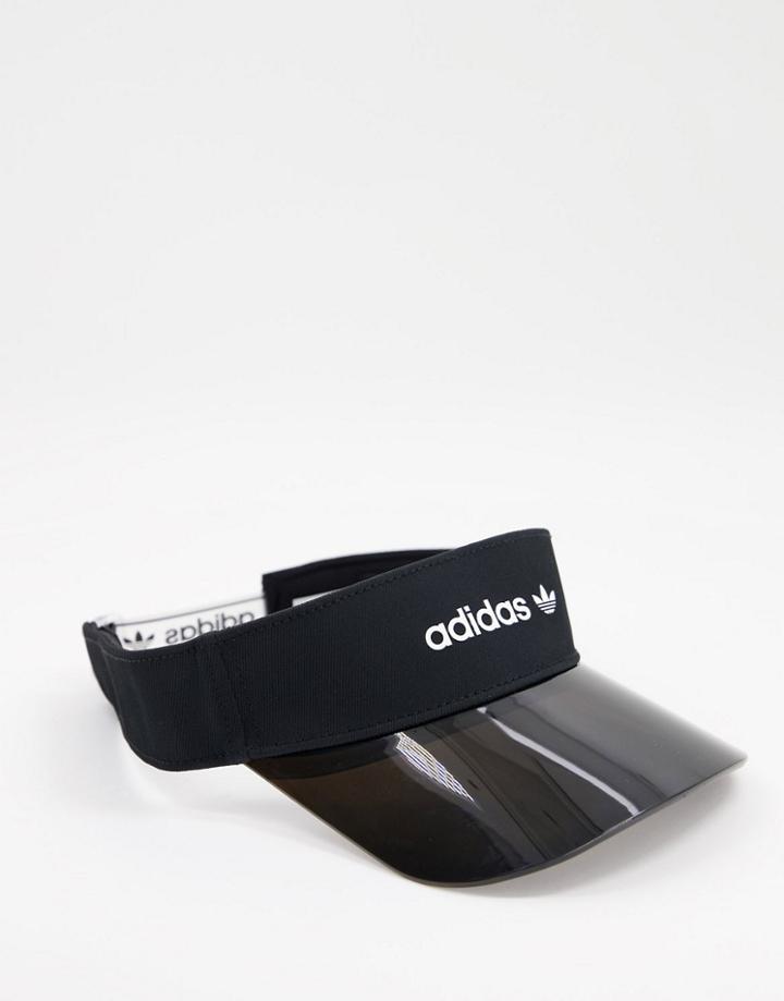 Adidas Originals Tinted Visor Hat In Black