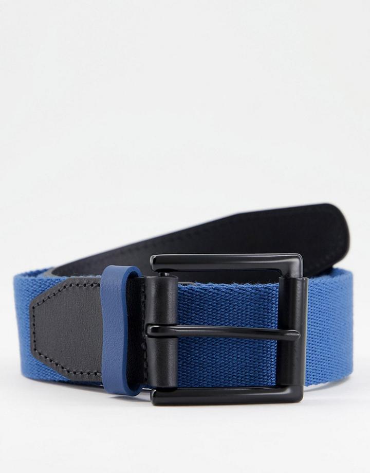 Ps Paul Smith Zebra Logo Belt In Black