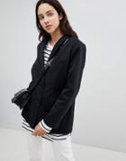Mads Norgaard Double Breasted Blazer - Black