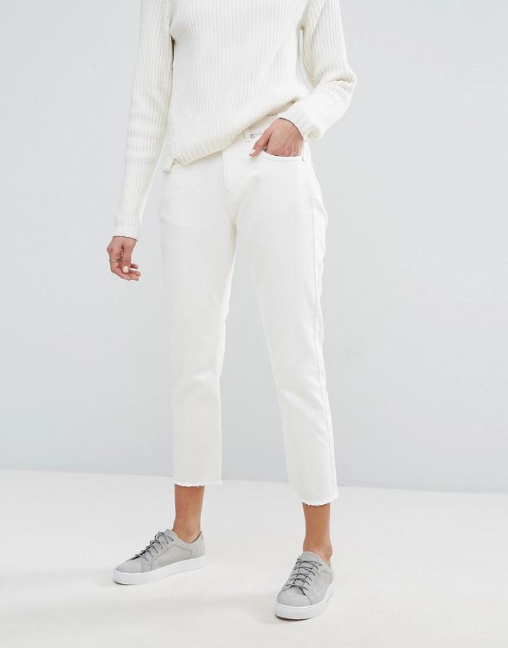 Jaeger Frayed Jean - White