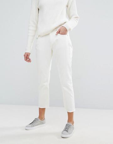 Jaeger Frayed Jean - White