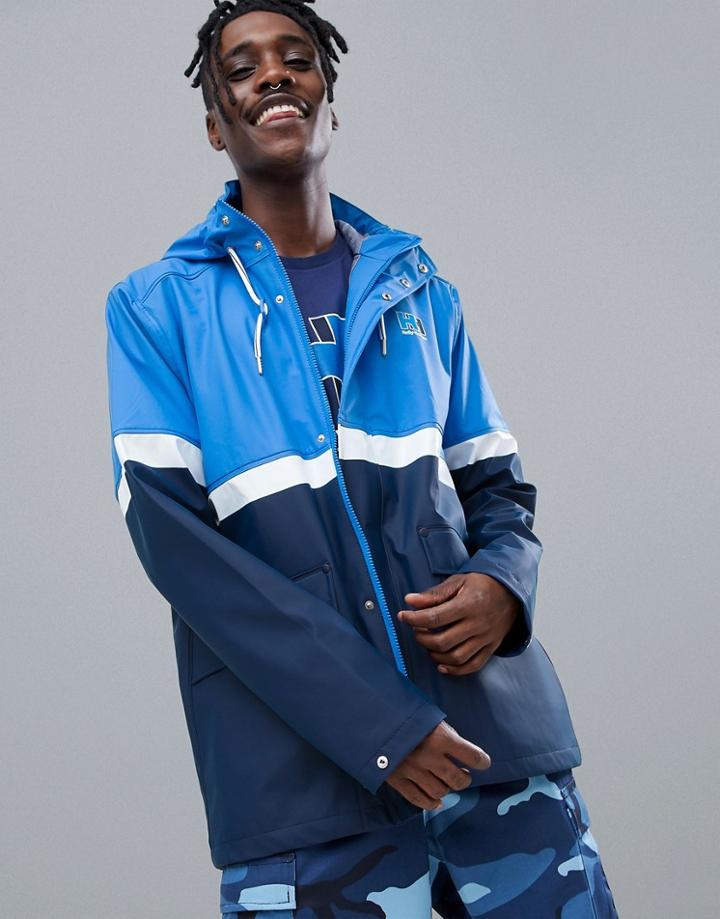 Helly Hansen Rain Jacket In Blue - Blue