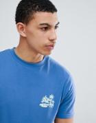 D-struct Back Print Palm T-shirt - Blue