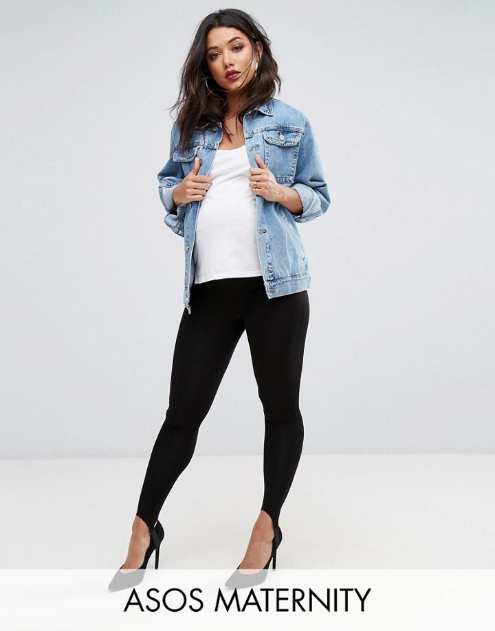 Asos Maternity Stirrup Legging - Black