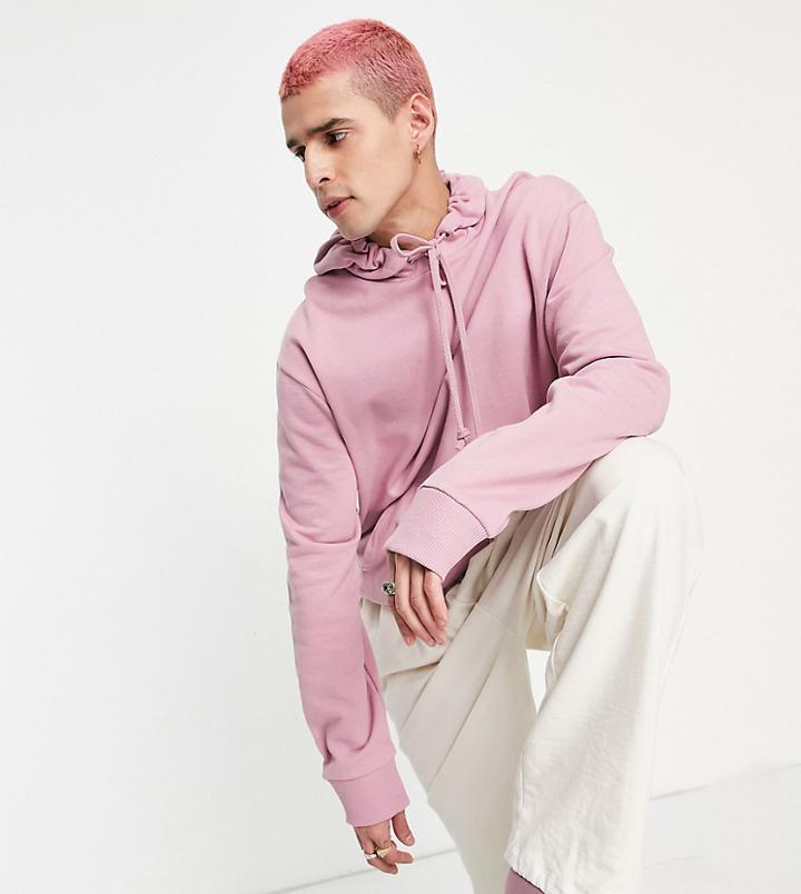 Collusion Hoodie In Pink