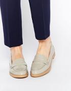 New Look Flat Loafer Shoes - Gray
