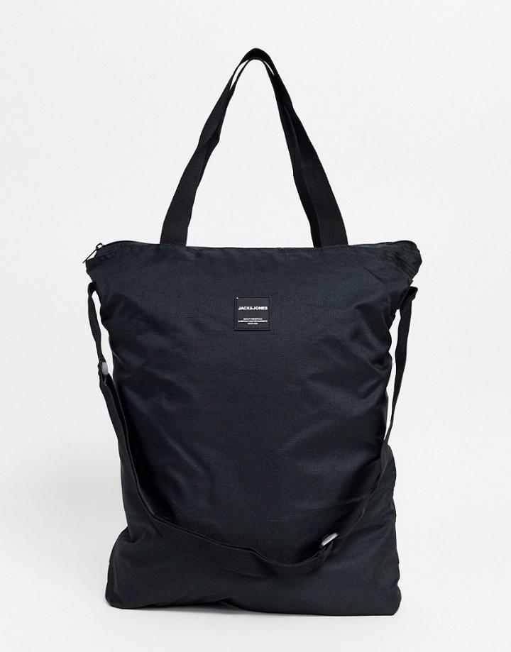 Jack & Jones Tote Bag With Side Strap-black