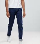 Asos Tall Stretch Slim Jeans In 12.5 Oz Dark Blue - Blue