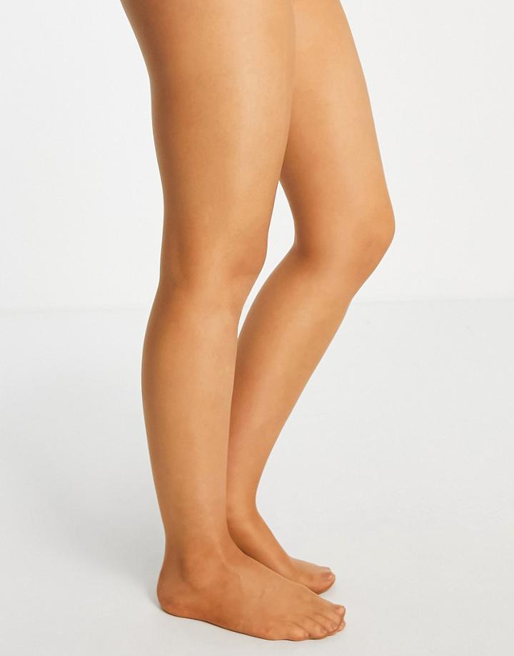 Pretty Polly Naturals Skin Tone 8 Denier Tights In Light-neutral