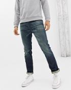 Selected Homme Slim Stretch Fit Organic Cotton Jeans - Blue