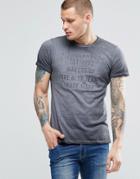 Pepe Jeans Burnout Logo T-shirt Studio - Navy