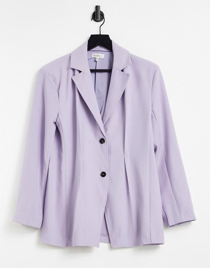 Ghospell Blazer In Lilac - Part Of A Set-purple