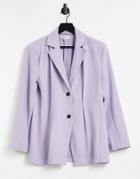 Ghospell Blazer In Lilac - Part Of A Set-purple