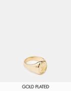Asos Gold Plated Pinky Ring - Gold