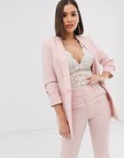 Asos Design Mix & Match Suit Blazer-pink