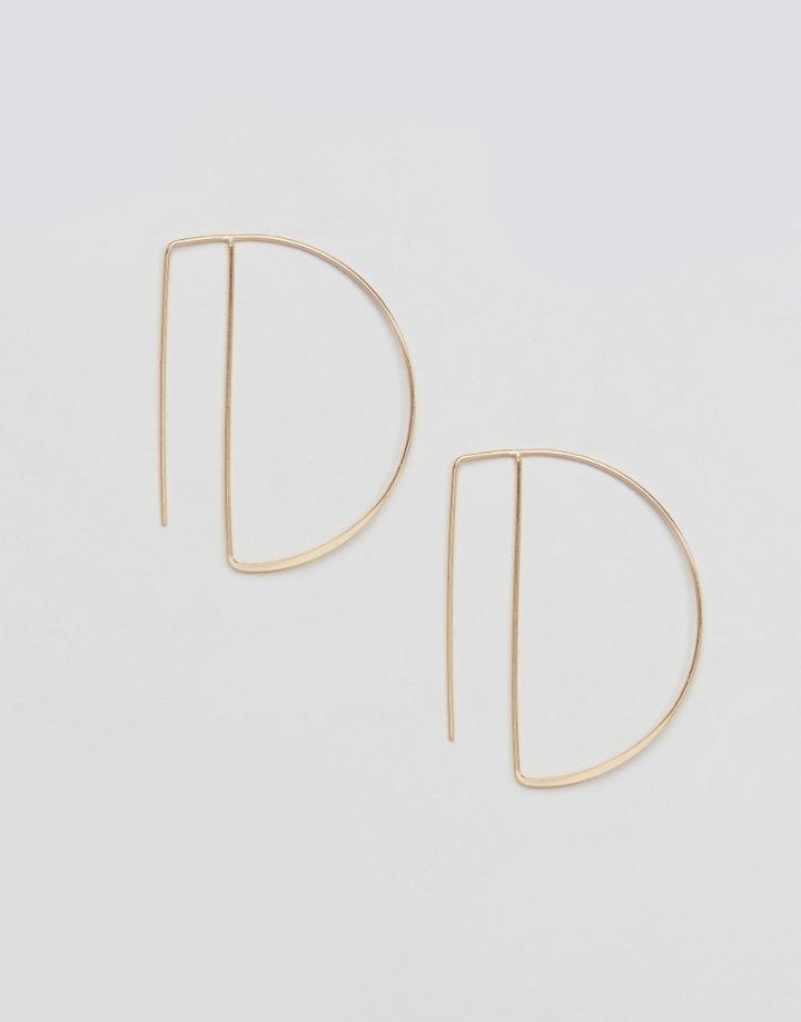 Pieces Gabriel Earrings - Gold