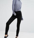 Weekday Thursday High Waist Skinny Jeans With Organic Cotton In Black